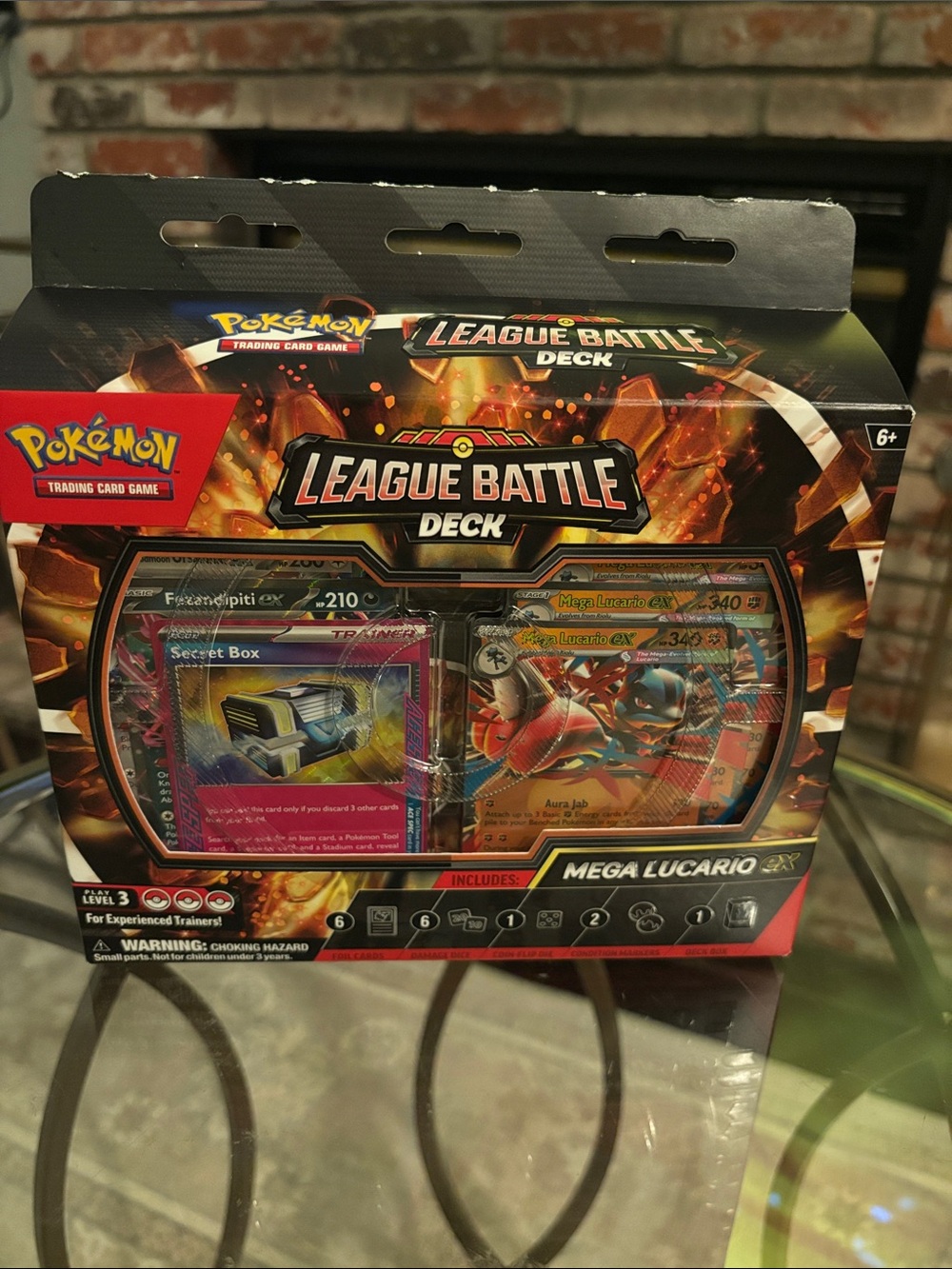 Pokemon League Battle Deck Mega Lucario ex box